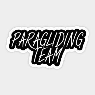 Paragliding team Sticker